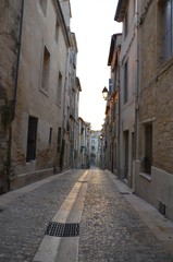 Fototapeta na wymiar Ulica w Montpellier
