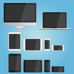 Computer Laptop Tablet & Smartphone modern