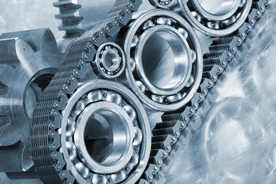 ball-bearings, gears and timing-chains