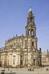 Fototapeta na wymiar Schlosskirche Dresden