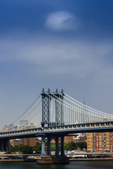 Fototapeta na wymiar Manhattan bridge, New York,