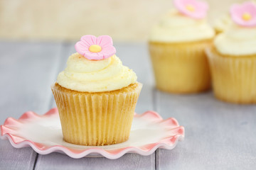 Cupcake on Saucer