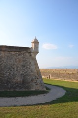 Fototapeta na wymiar Zamek w Sant Ferran, Figueres