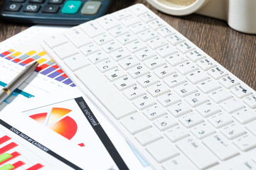 workplace businessman with keyboard