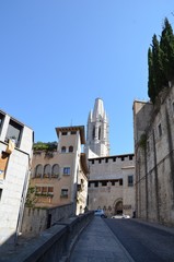 Fototapeta na wymiar La cathédrale Sainte-Marie de Gérone