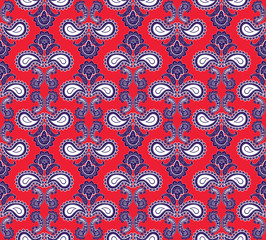 Floral texture. Flower seamless background. Blooms vector