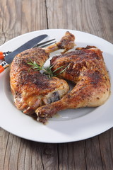 grilled chicken legs