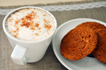 Aromatic morning coffee