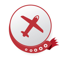 Airplane symbol,vector
