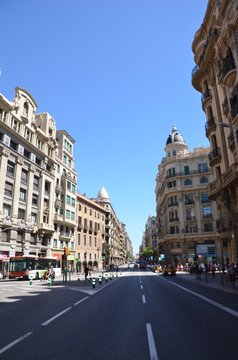 Via Laietana, Barcelona, Espagne