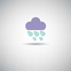 Raining symbol,vector