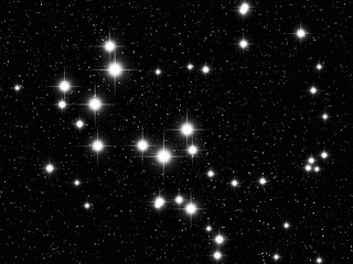 Fototapeta premium Sagittarius Zodiac sign bright stars in cosmos