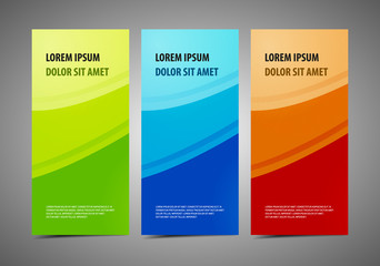 Abstract professional and designer cards