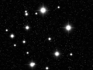Obraz premium Libra Zodiac sign bright stars in cosmos