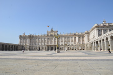 Fototapeta na wymiar Pałac Królewski w Madrycie, Kwadrat Armory