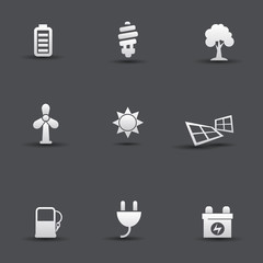 Ecology & Energy icons,vector
