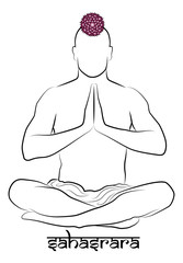 Sahasrara yoga chakra - 61048386