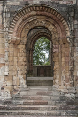 Fototapeta na wymiar Jedburg Abbey