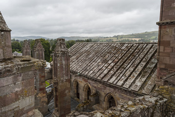 Fototapeta na wymiar Melrose Abbey