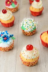 Cupcake dolce decorato