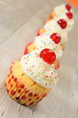 Cupcake dolce decorato