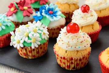 Cupcake dolce decorato