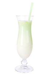 Milk shake isolated on white