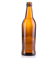 Glass bottle isolated on white