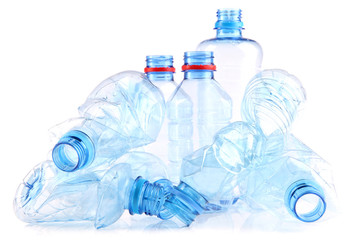 Plastic bottle isolated on white