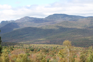 Obraz premium Mahoosics mountains in maine