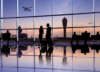 Group of People in the Airport