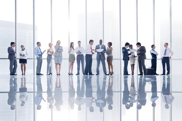 Group of Business People in the City