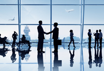 Obraz premium Group of People in the Airport