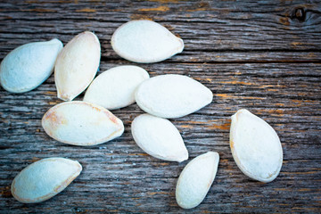 White pumpkin seeds