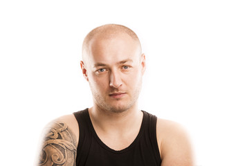 Fototapeta premium Man with tattoo