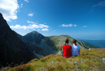 Naklejka premium Mountains landscape in Slovakia
