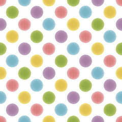 和風　毛筆　水玉　背景