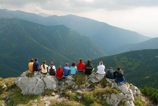 Fototapeta Mountains landscape in Slovakia