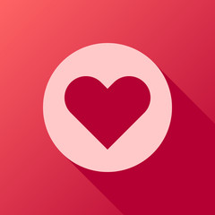 Red Abstract Heart Sign