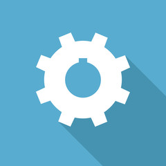 Flat Icon with shadow. Vector EPS 10.