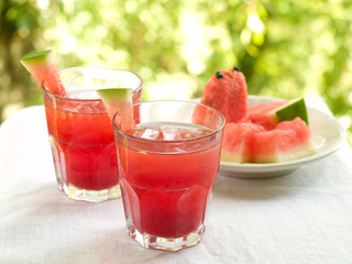 Watermelon lemonade