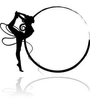 Logo ginnastica ritmica - Nastro