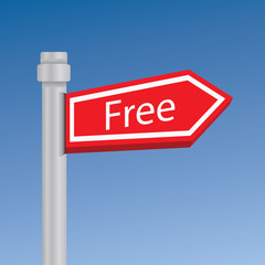 Free signpost,vector