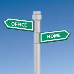 Office and home,vector