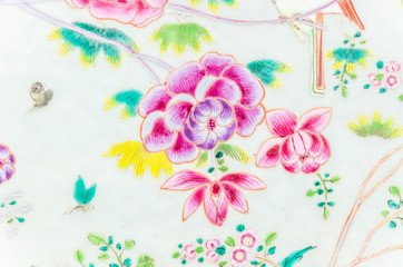 flower tile background