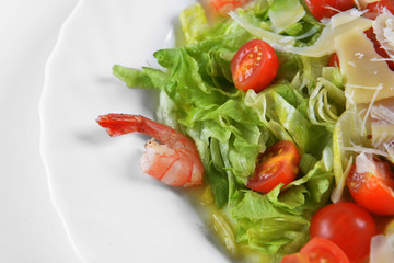 Salad with seafood