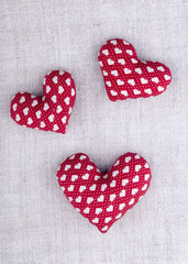 heart on wood