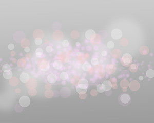 ilver Lights And Stars On Grey Background Abstract