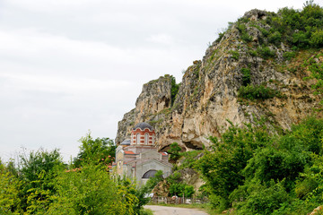 Fototapeta na wymiar The rock monastery 