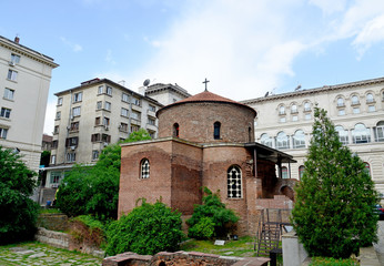 Fototapeta na wymiar Kościół Saint George, najstarszego kościoła w Sofii, Bułgaria